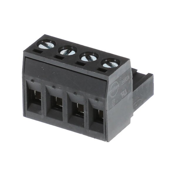 Molex 5.08MM EURO PLUG RA BLK 4CKT 39530-0004